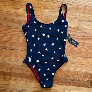 Ralph Lauren Polo one piece summer swim RARE